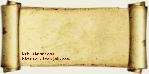 Miljana Joksimović vizit kartica